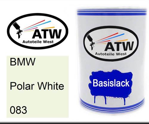 BMW, Polar White, 083: 500ml Lackdose, von ATW Autoteile West.